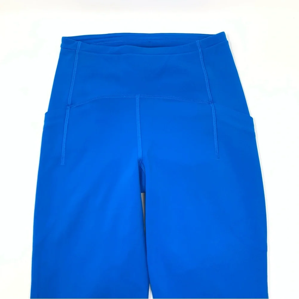 Lululemon Athletica Swift Speed High-Rise Crop 21” Poolside Blue Leggings size 2 - Picture 4 of 14